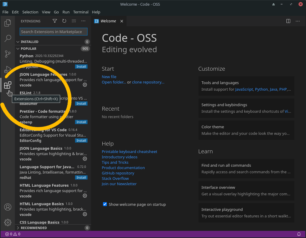 Extensiones de VS Code